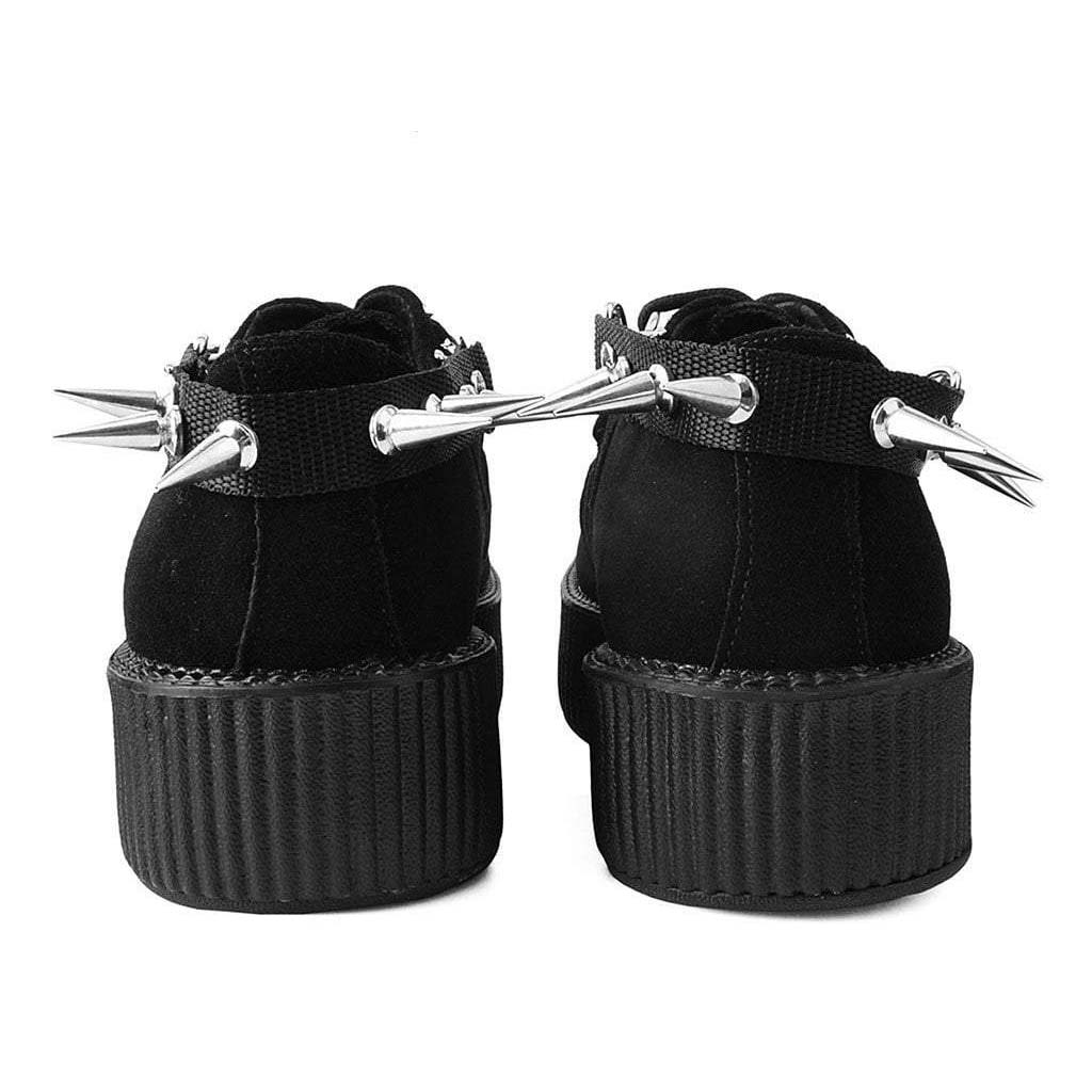TUK Shoes Spiked Black Bondage Shoe Straps