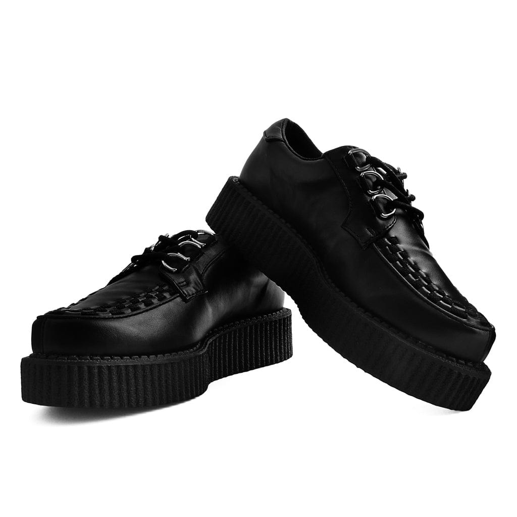TUK Shoes T.U.K. Anarchic Creeper Black Vegan Faux Leather