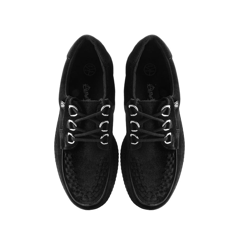 TUK Shoes Anarchic Creeper Black Velvet
