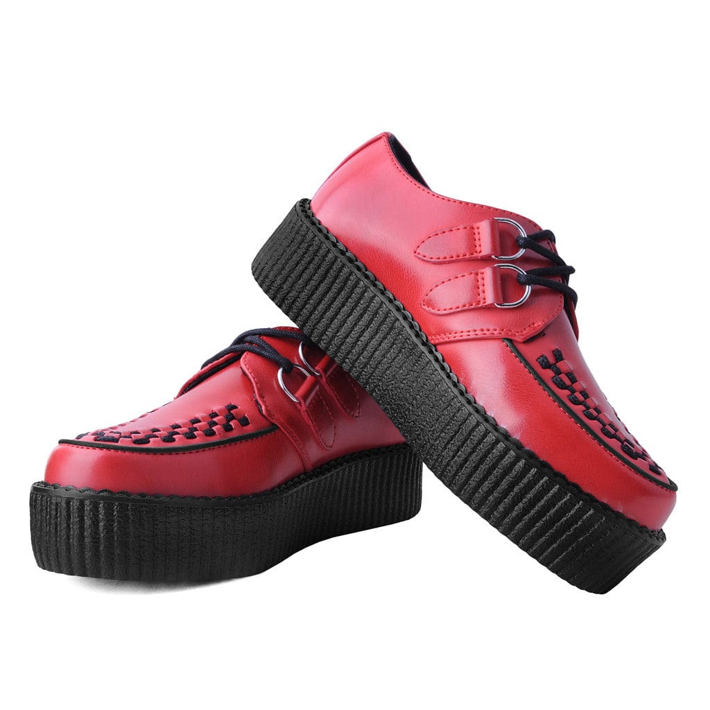 TUK Shoes Creeper Viva High Brush-Off Red
