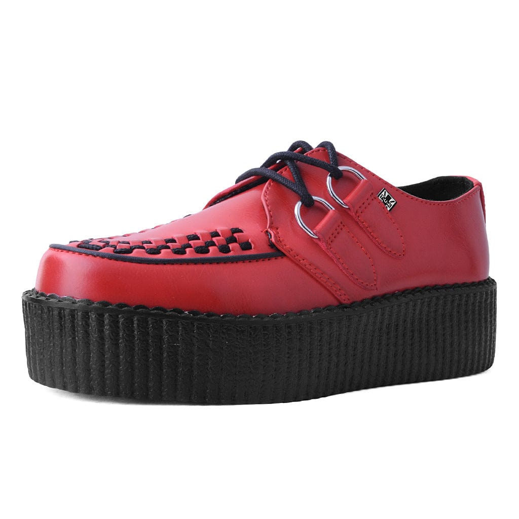TUK Shoes Creeper Viva High Brush-Off Red