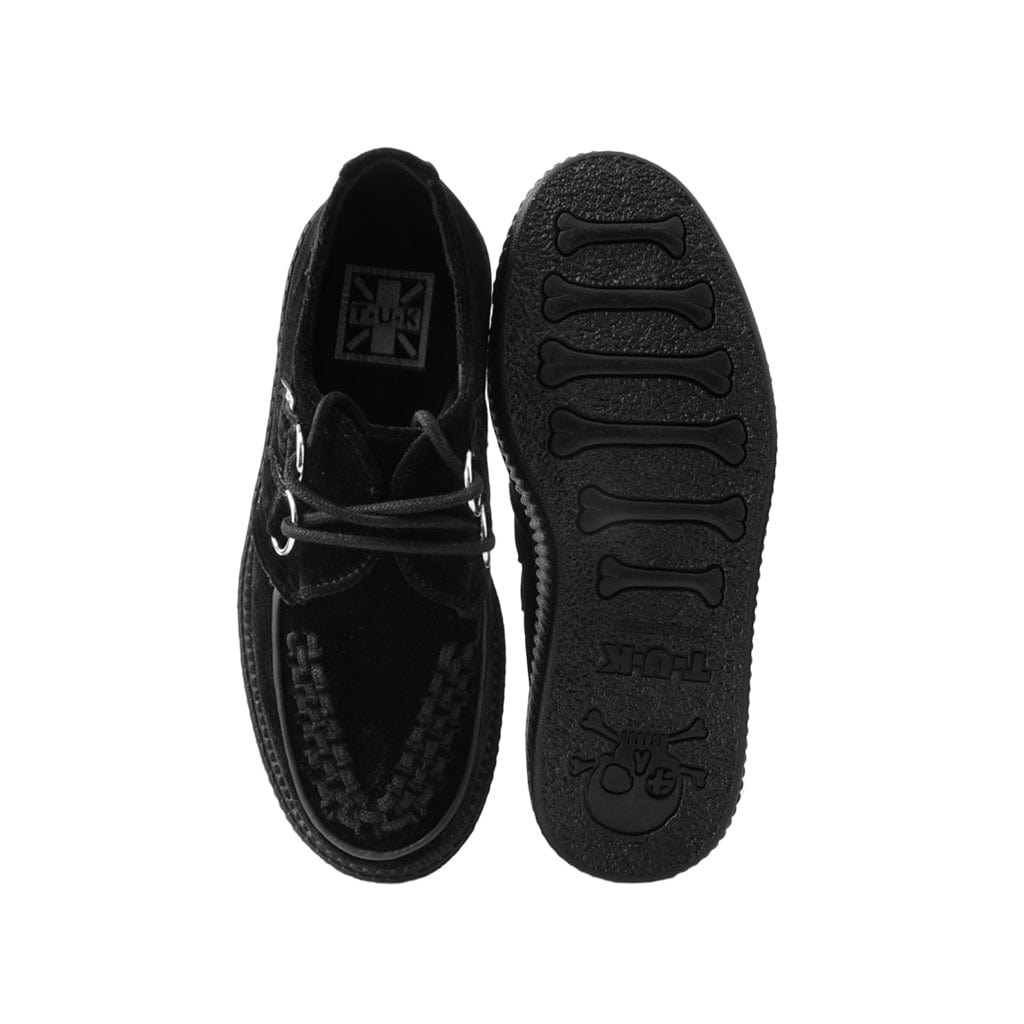 TUK Shoes Viva High Creeper Black Velvet