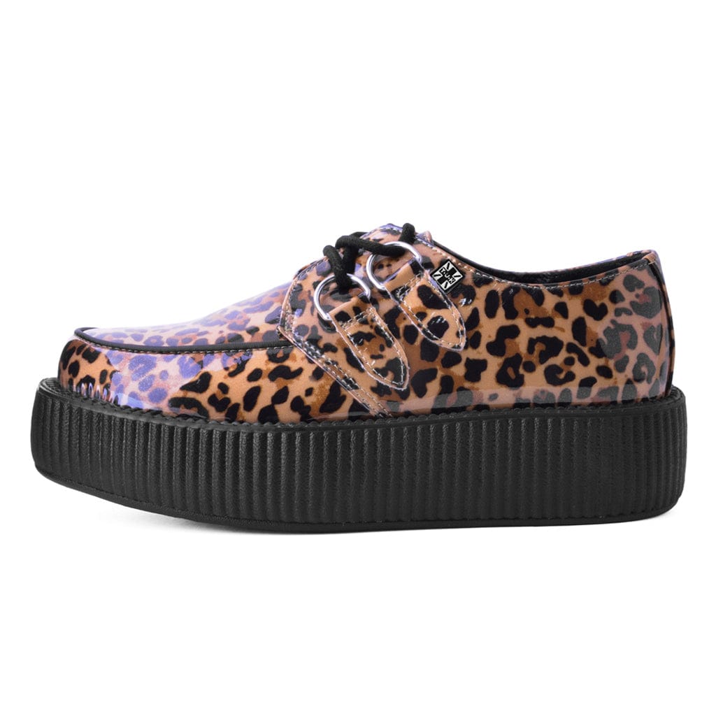 Viva High Creeper Patent Leopard
