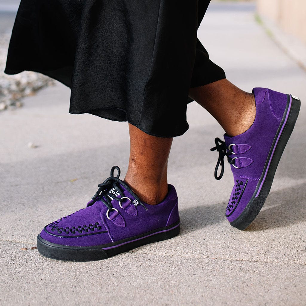 Creeper Sneaker Purple Suede1