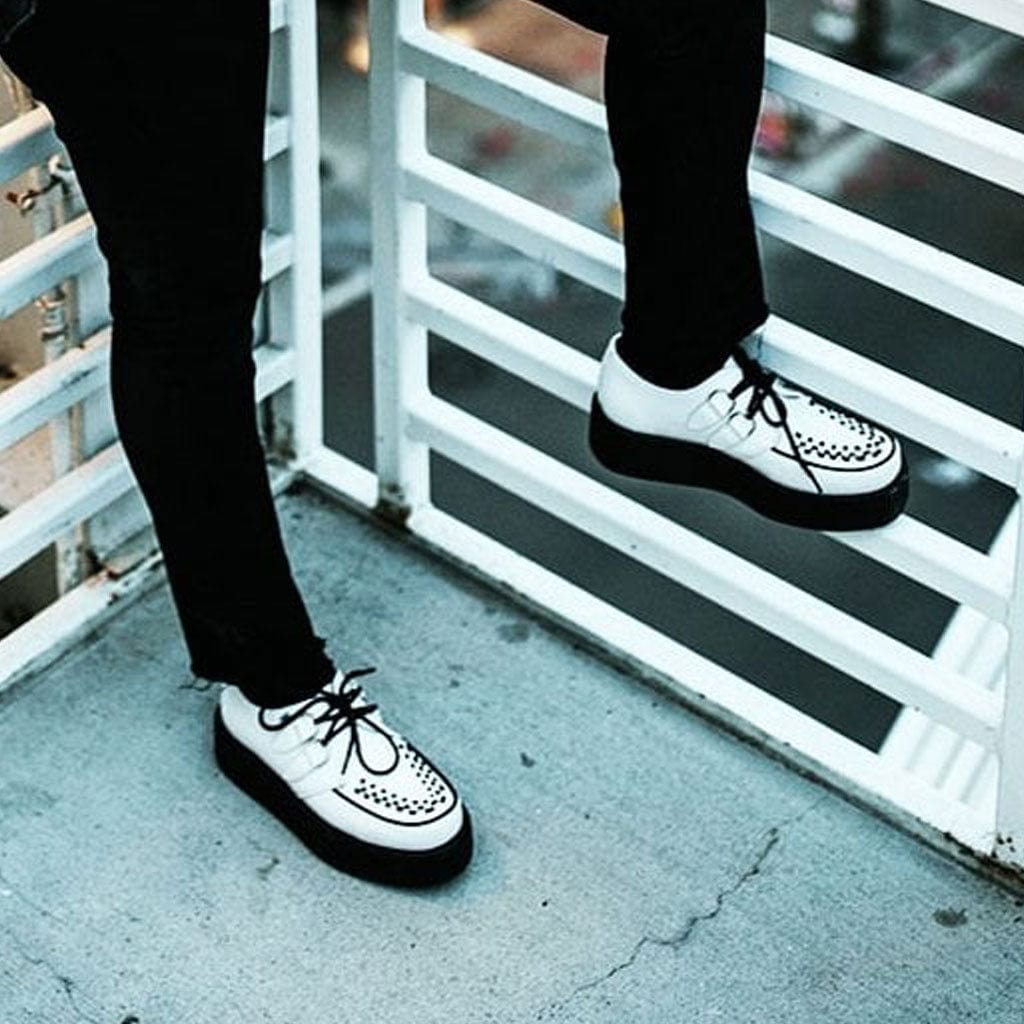Viva Mondo Creepers Tuk Creepers Sizing Viva High White Leather
